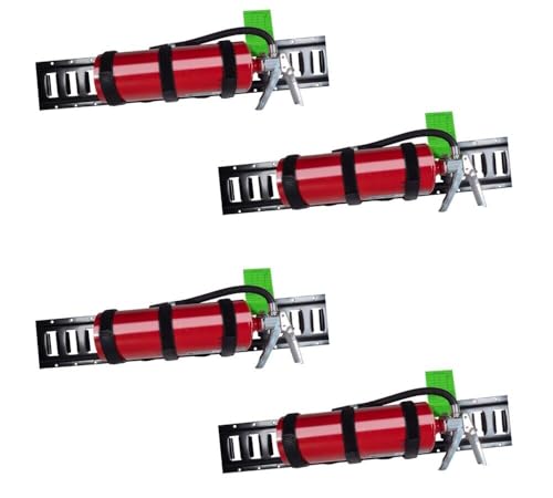 TM USWWAGOODS Replacement for/Fits 4 Pack E-Track Fire Extinguisher Mount Holder for Truck Upto 15 lbs Tool Holder