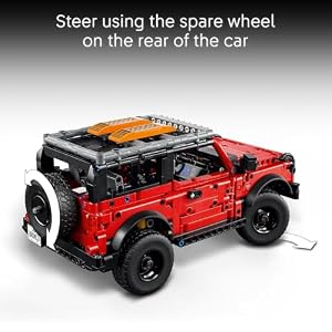 LEGO Technic Ford Bronco Kids Toy Car - Building Toy for Boys and Girls, Ages 10+ - Car Toy and Model Kit - Makes a Cool Birthday Gift for Kids - Authentic Ford Bronco Trim & Details - 42213 — photo 5 of 6