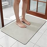 Alfombra de Baño, 40 x 60 cm Alfombra de Baño Antideslizante, Alfombrilla de...