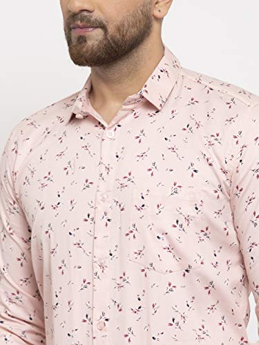 Image of Men's Cottonblend Printed Shirt White