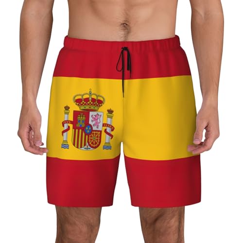 Short de plage à séchage rapide double couche anti-frottement homme