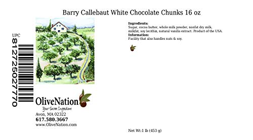 Barry Callebaut White Couverture Chunks For Baking From Olivenation - 16 Oz #TOP1