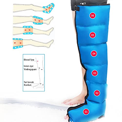 Masseur de jambe de drainage lymphatique et compression d'air des pieds