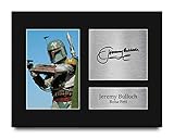 HWC Trading Jeremy Bulloch USL Signed Printed Autograph Star Wars Boba Fett Print Photo Picture Display - US Letter Size