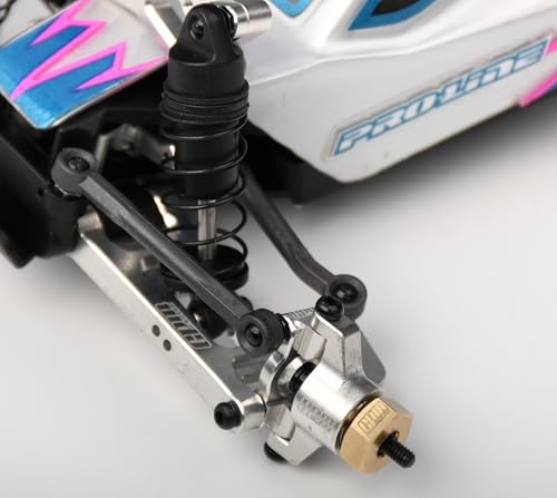 Brass Wheel Hexes for LOSI 1:24 Micro-B 2WD Buggy RTR-LOS00007 / 1:28 Micro-T 2S 2WD RTR Stadium Truck-LOS-1392 Upgrades