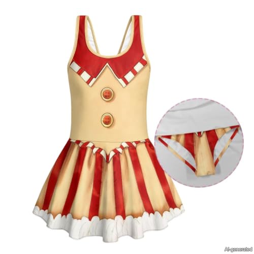 Image of KEIAHUAN Gymnastics Leotards for Girls Sleeveless Bodysuit Dance Leotards Performance Costume