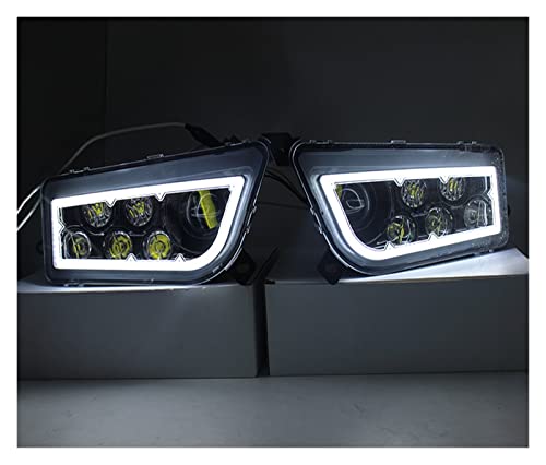 Faros LED Angel Eyes solucionan falta luz en Polaris Turbo con Halo verde 2
