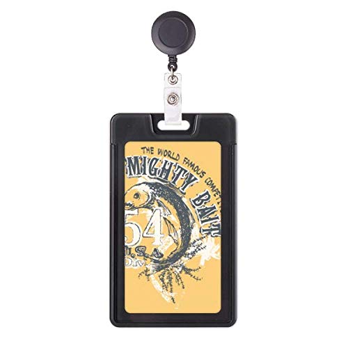 Porte-badge rétractable poisson aux finitions soignées et design exclusif