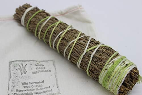 Purple Majesty - Sage, Cedar, and French Lavender - 9 Inch Smudge Stick From Wild Sage Naturals