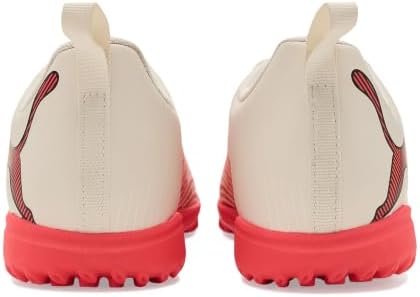 PUMA Unisex-Child Future 9 Play Turf Trainer Soccer Cleats, Sugared Almond- White-Ultra Red- Black AH26, 12 — view 6