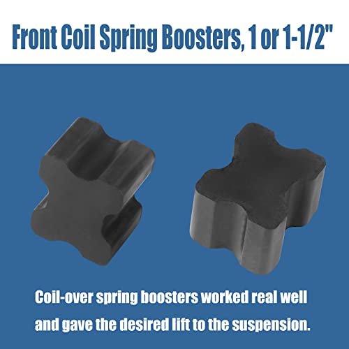 Heavy Duty Rubber Coil Spring Booster Kit