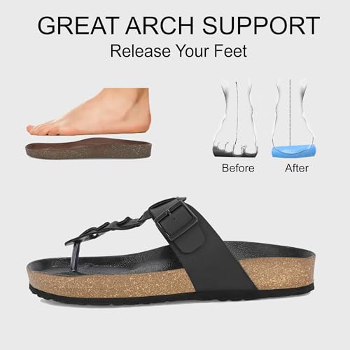 Image of Centrino Men's Berkin-Style Slip-On Sandals | Open Toe Design | Soft PU Footbed | Lightweight & Comfortable | Arch Support | On-Grip Sole | Casual Outdoor Wear (6867)