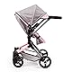 Bayer Design 18433AA Butterfly Kombi Puppenwagen Neo Vario mit Wickeltasche und Einkaufskorb, umwandelbar in einen Sportwagen, höhenverstellbar, grau Jeans-Optik, rosa, Schmetterling, 52cm