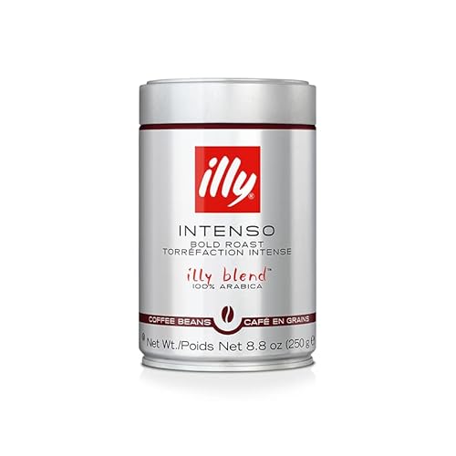 Illy Whole Bean Coffee, Dark Roast, 8.8 Oz (250G), 12 Cans #TOP2
