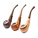 Dr. Watson - Wooden Tobacco Pipes, Set of 3, Classic Shape, Handmade from Natural Wood