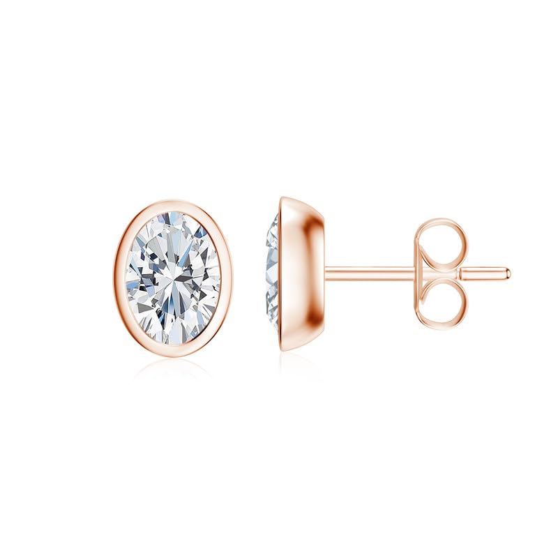 Image of Silvershake 6MM Round Shape Bazel Set Birthstone Gemstone 925 Sterling Silver Stud Post Earrings Jewelry for Business Women or Teens