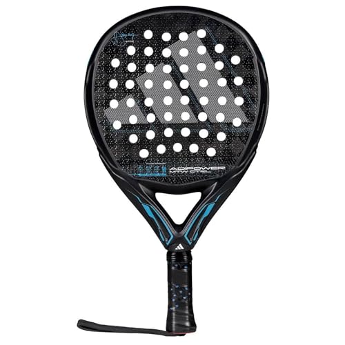 adidas Adipower Multiweight Ctrl 3.4 Racket Álex Ruiz - Black Blue, Round Shape, EVA High Memory Foam, Carbon 18K by adidas - Used condition - US$240.27