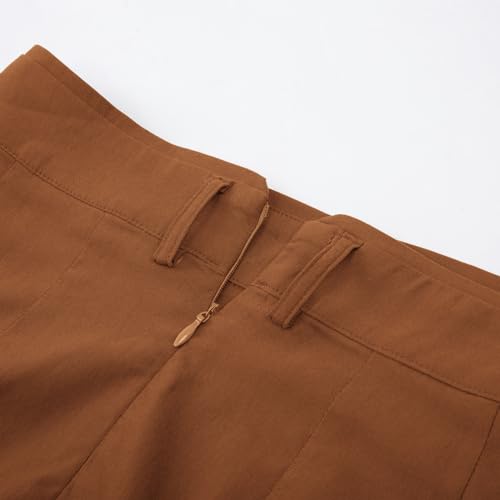 Kate Kasin Women's Bodycon Pencil Skirt with Belt Solid Color Hip-Wrapped - Image 6