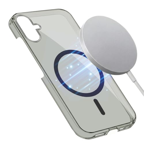 Image of Jkobi Lifetime Anti-Yellow MagSafe Compatible Clear Back Cover Case for Samsung Galaxy A06 (Sleek Hard Crystal | Shockproof and Camera Protection)