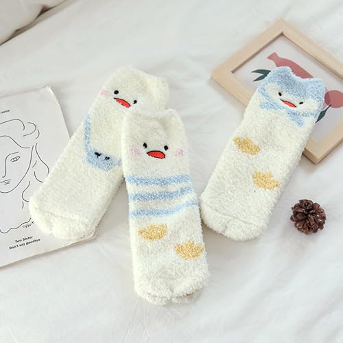 Image of Benefeet Sox Womens Fuzzy Socks Girls Cute Slipper Sock Funny Fluffy Winter Warm Soft Cozy Plush Indoor Sleep Sock
