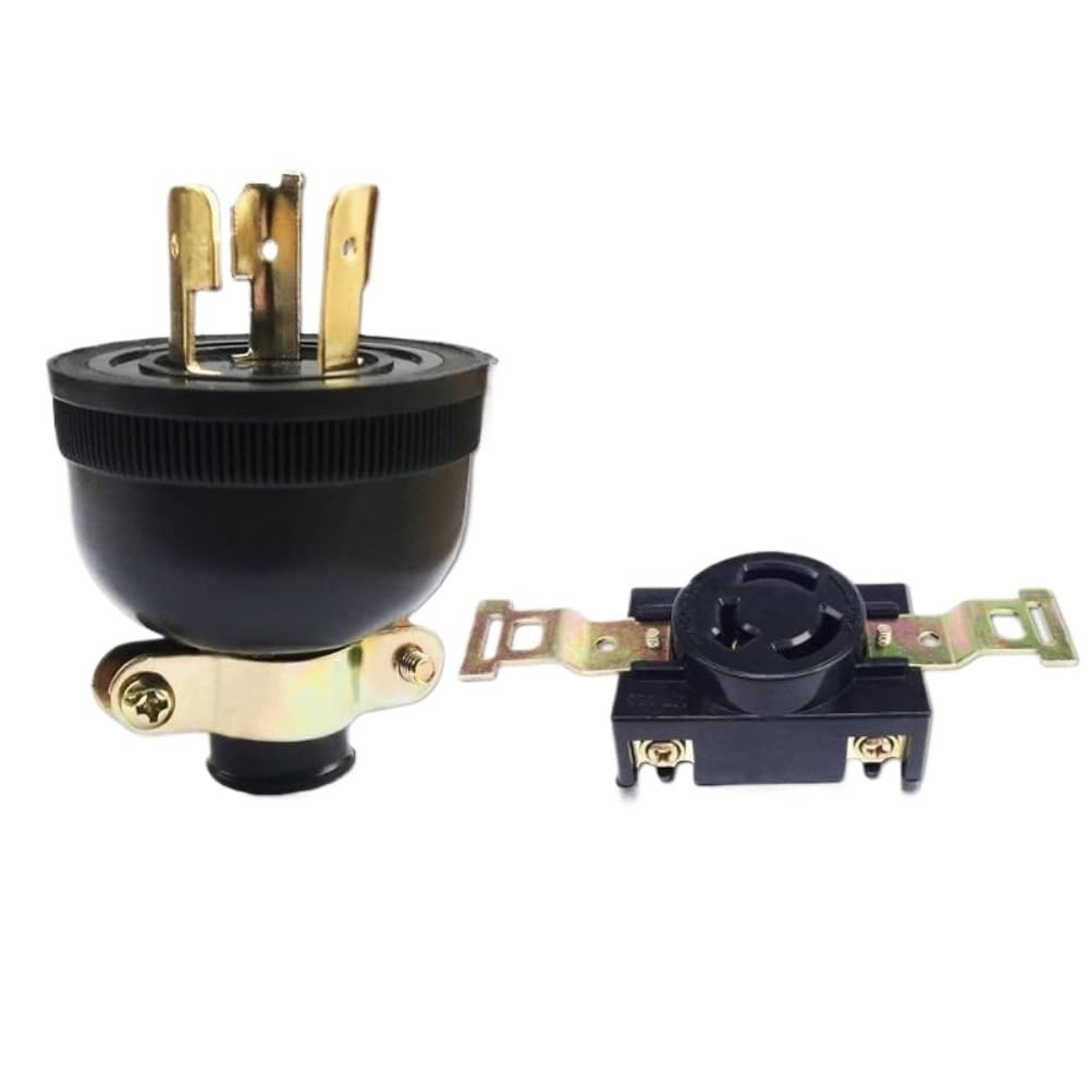 Enchufe de cobre de tres orificios de alta durabilidad para generador doméstico de 8kw
