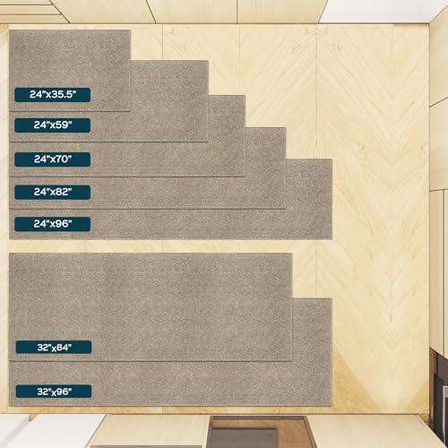 Image of Washable Runner Rug 24 inch x 96 inch Rectangular, Non Slip Absorbent Indoor Entryway Rug for Floor, Laundry, Hallway, Bedroom (Roll Packing)