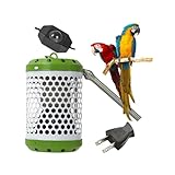 [GIIPET]鳥 ヒーター 保温電球カバー付 100W 小動物用ヒーター 保温電球カバー付 インコ とり暖寄りそいヒーター 爬虫類、両生類、アフリカ灰オウム、ハムスター用、コザクラインコ 、オカメインコ 、サザナミインコ 、桜文鳥 、セキセイインコ用 (1個)