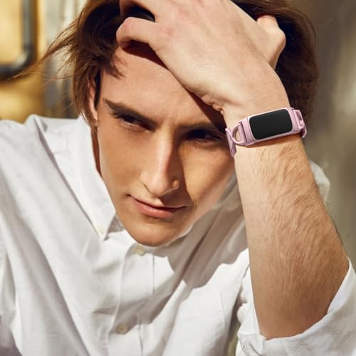JKD Cute Bands Compatible with Fitbit Charge 6/Charge 5 Band Women Men, Soft Milanese Metal Solo Loop Wiristbands Replacement Bands for Fitbit Charge 5/Charge 6 Fitness Tracker Accessory, Royalgold by JKD - Image 9
