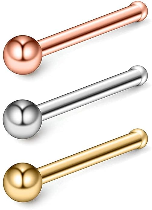 Via Mazzini No-Tarnish No-Rusting 2mm Ball Nose Pin Stud for Women and Girls (NR0303) Pack of 3 Pcs (B0CRL8L64P) Amazon Price History, Amazon Price Tracker