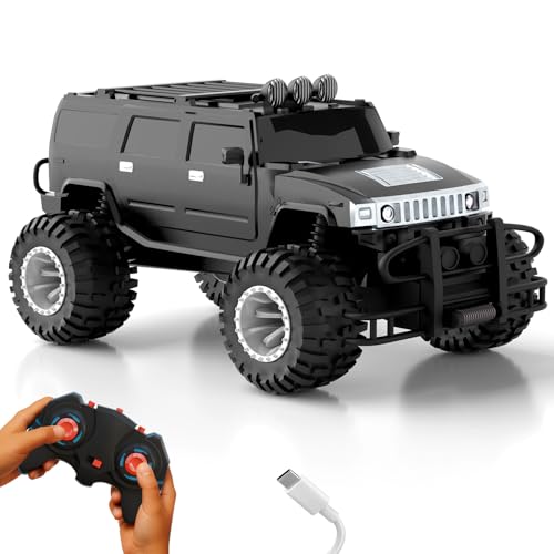 Lifelong Beast Off Roader Remote Control Car Toy for Kids, 2.4GHz High-Speed Monster Truck SUV, LED Headlights, Type-C Rechargeable, Anti-Skid Tyres, BIS, 120Feet Range, 90-120 Min, Indoor/Outdoor
