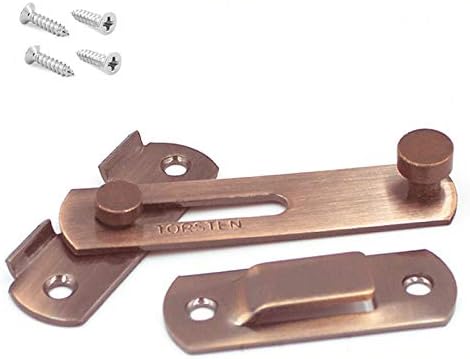 Stainless Steel Flip Latch, Tiberham Heavy Duty Hasp Latch Sliding Door Bolt Lock - Image 4