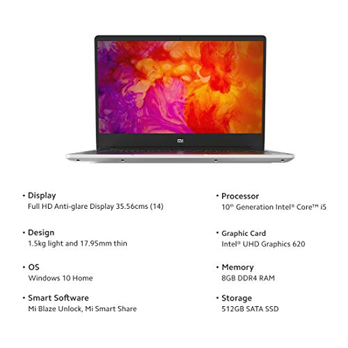MI Notebook 14 (IC) Intel Core i5-10210U 10th Gen 14 inches(35cm