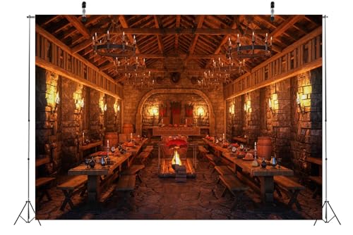 Fondo Fotográfico Medieval 15x8ft BELECO miniatura 4