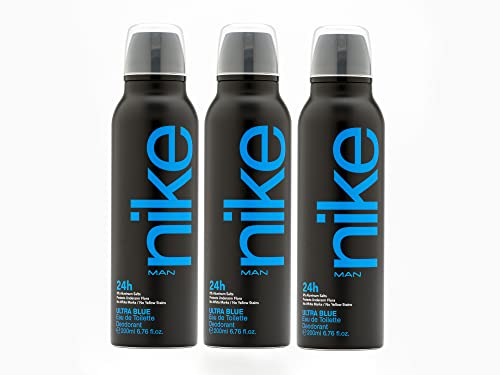 Nike Ultra Blue Pack of 3 Desodorant for Men Nike Ultra Blue Pack of 3 Desodorant for Men
