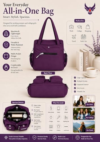 Image of ARMODA Double Pockets Glamour: Stylish Shoulder Bag for Ladies