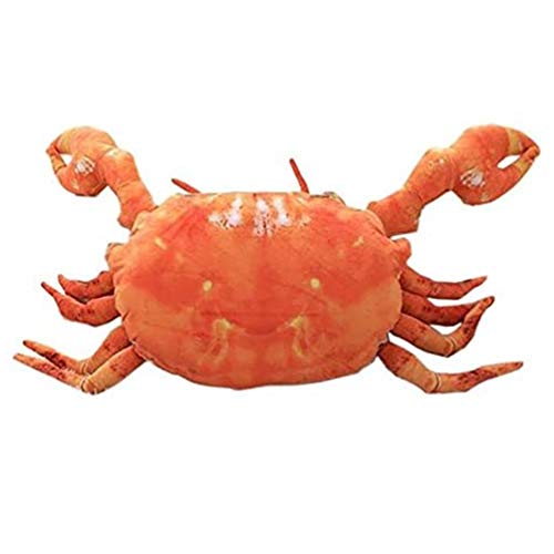 YABINA TOYS 大きい蟹のぬいぐるみ 可愛い 蟹クッション 超リアルカニ抱き枕 飲食店飾り物 ふわふわ抱きまくら