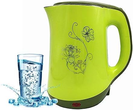 Inllex Portable Electric Kettle 2.5 Liter, Double Wall Insulated Stainless Steel BPA-Free Countertop Tea Maker Hot Water Boiler with Fast Heating Element Auto Shut-Off Boil Dry Protection