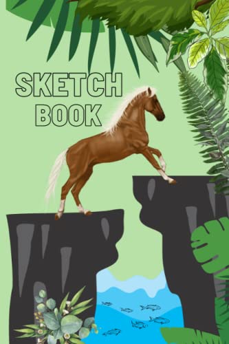 Horse Themed Sketchpad for kids, toddlers and people who love to draw!: 60 pages, dimensions are 6" x 9". Great for gifts or kids party bags. image 2