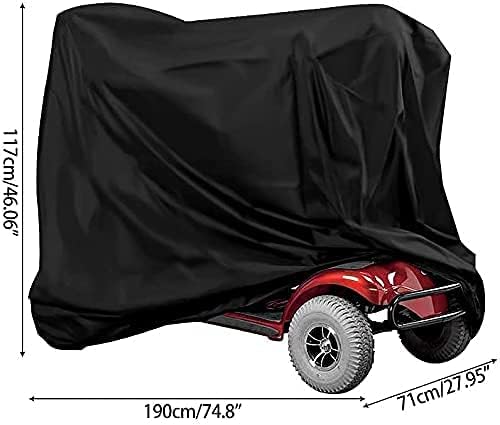 Heavy Duty Mobility Scooter Cover with Storage Bag - Image 3