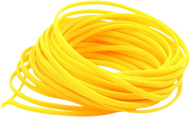 RIVER FOX® Color YELLOW 10 Meters Size 3mm Polyester Braided Sleeve, Nylon Braided Sleeve, Braided Expandable Sleeve for Good Wire Protection (B0CHRMZT3Z) Amazon Price History, Amazon Price Tracker