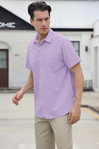 Image of SANGTREE Summer Button Down Shirts Cottn Tops for Men Women Boy Girl