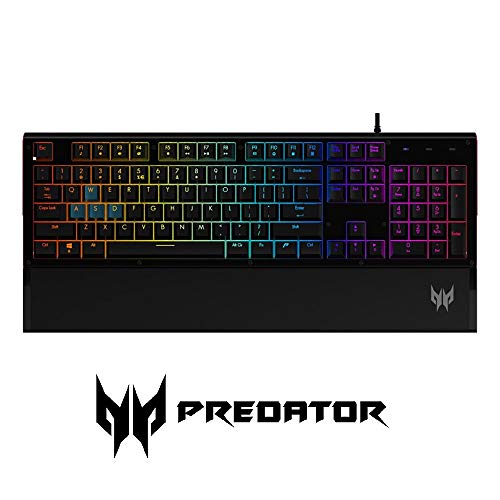 Acer Predator Aethon 100 Gaming Keyboard: Floating Keycaps Design - Anti-Ghosting for 19