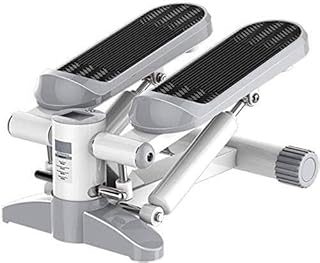 Steppers for Exercise, Mini Stair Stepper with Res Mini Up-down Stepper Exercise Machine, Men and Women Stepper Cardio Aerobic Motor Exercise Trainer, Monitor and Resistance Bands Stepper Exercises Eq