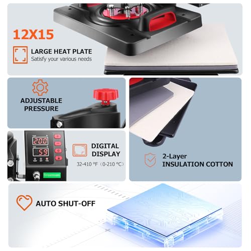 8-in-1 Heat Press Machine