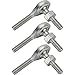 Steel 3/16 Inch RH Male Heim Joint Rod Ends with Stud ? 3 Pack