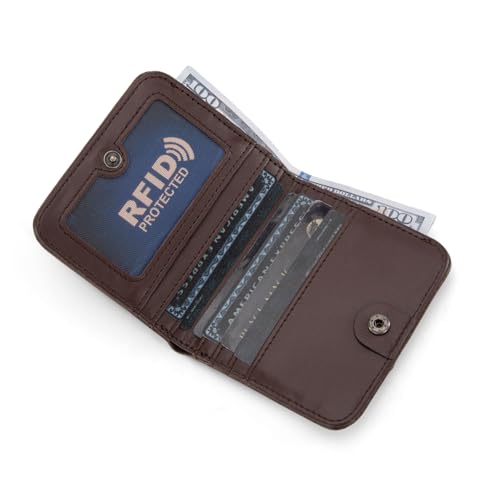 Image of Montana West X Wrangler Small Wallet Women Slim Thin Wallets Card Cases Money Organizer Minimalist Pocket Wallet with RFID Lining