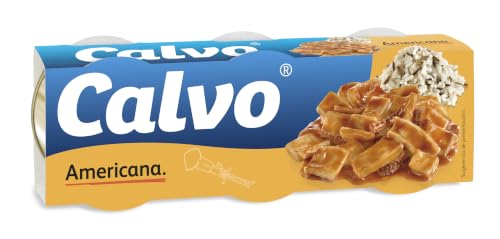 Calvo Calamares en Salsa Americana Pack3 x 80g