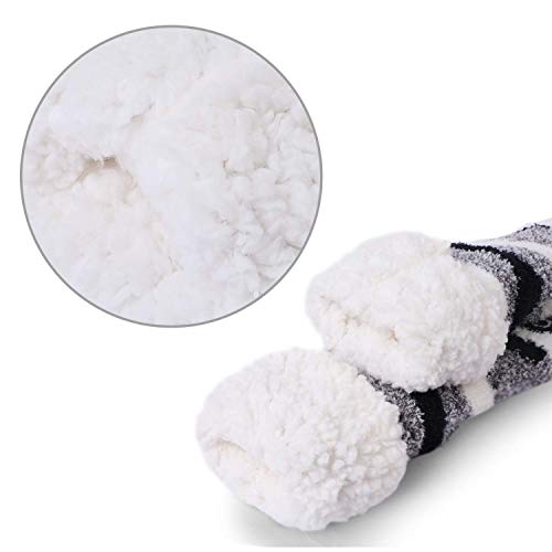 Calcetines cómodos de invierno para descansar en casa con diseño de panda 3