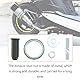 YINETTECH 1 Satz Auspuffbolzen Muttern Dichtungssatz Kompatibel mit GY6 50 Cc 70 Cc 90 Cc 110 Cc 125 Cc 150 Cc QMB139 für Roller Geländefahrzeuge Go-Karts Mopeds Quad-Motoren