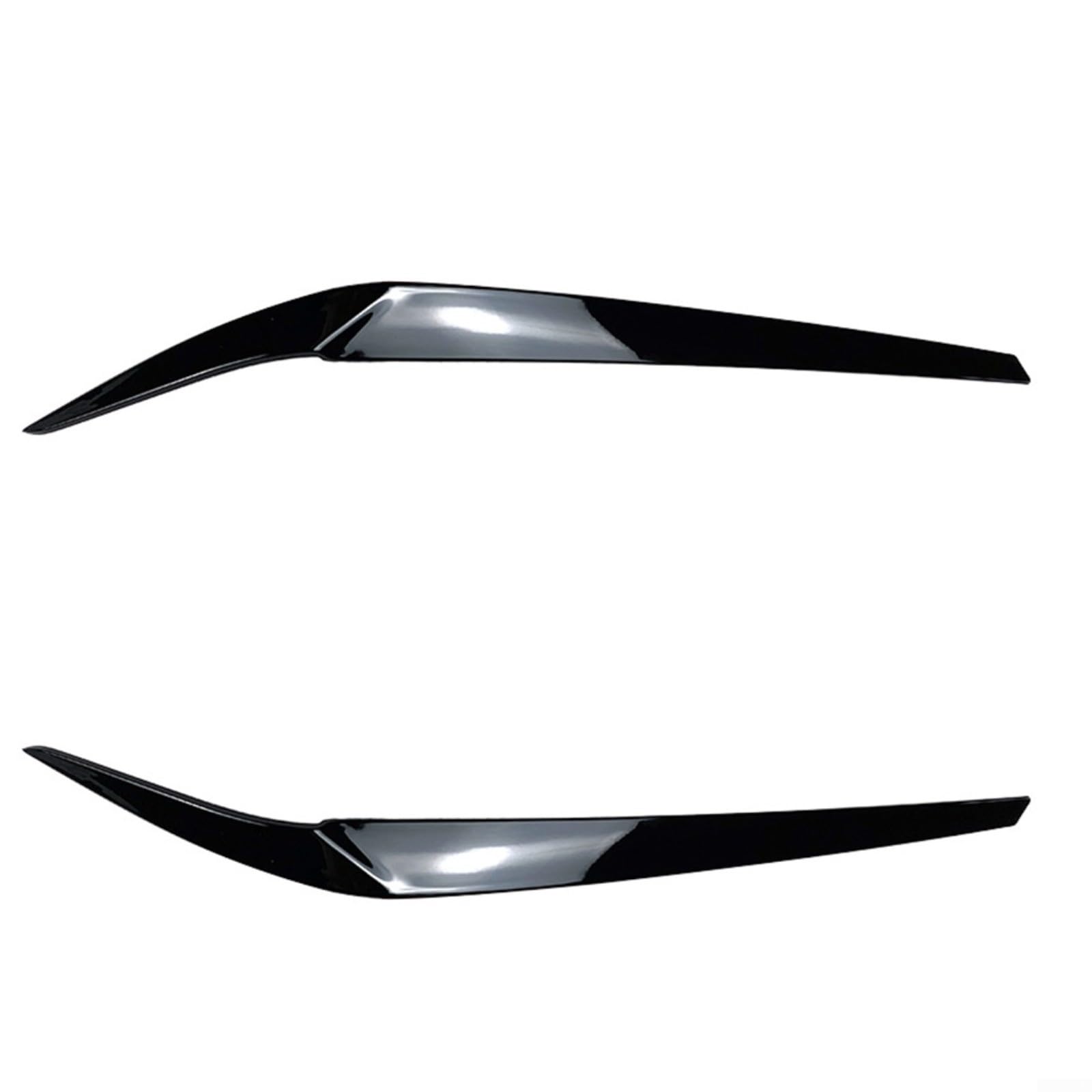 QOXEZY Paquete de 2 faros delanteros de coche para BMW Serie 5 G30 G31 G38 F90 M5 525I para 530I 540I 2017-2021, accesorios de plástico resistentes al desgaste de calidad (negro)